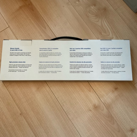 MATIAS aluminum wired keyboard - NEW - Picture 3 of 3